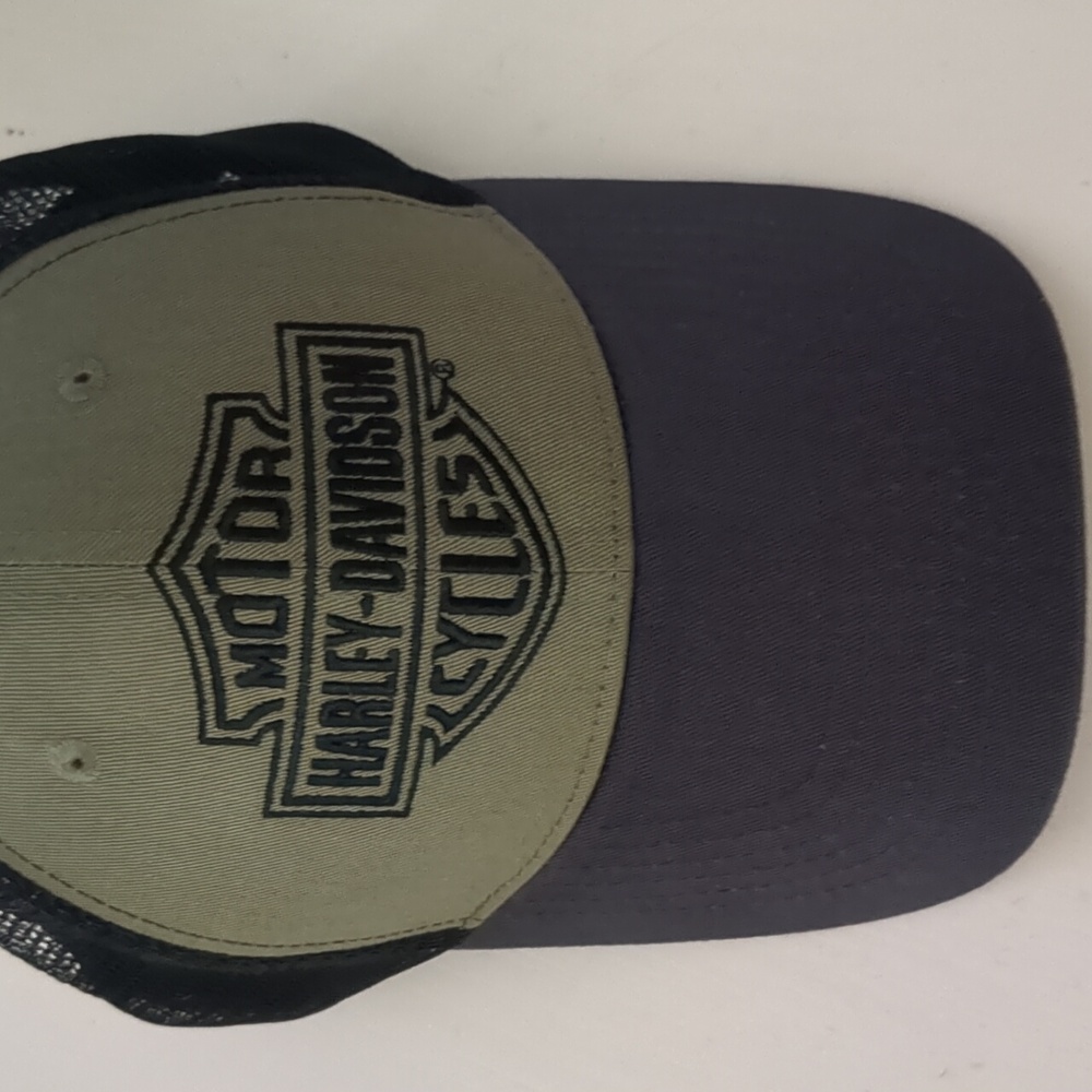 Harley Davidson trucker cap, army green